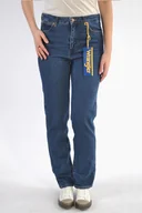 Spodnie damskie - PROSTE JEANSY DAMSKIE WRANGLER RETRO BOYFRIEND B&Y DARK HORSE - miniaturka - grafika 1
