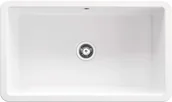 Zlewozmywaki - Deante Zlewozmywak ceramiczny 1-komorowy Lumi biały ZCU_610D - miniaturka - grafika 1