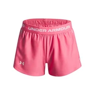 Spodenki damskie - Under Armour G Tech Play Up Szorty - Super Różowy/Super Różowy/Biały - YLG - miniaturka - grafika 1