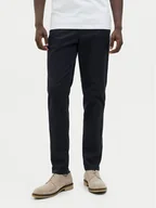 Spodnie męskie - Jack & Jones Chinosy Marco Arthur 12260904 Granatowy Slim Fit - miniaturka - grafika 1