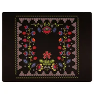 Podkładki pod mysz - Podkładka pod mysz folk krakowski Brzesko 48 x 38 cm czarna - miniaturka - grafika 1