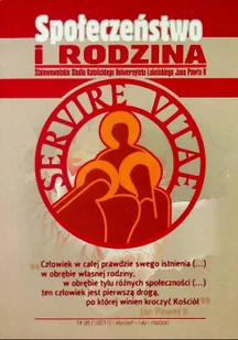 praca zbiorowa Społeczeństwo i rodzina. Nr 45 (4 2015) - Czasopisma - miniaturka - grafika 3
