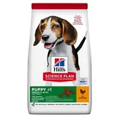 Mokra karma dla psów - Hills Science Plan Duże opakowanie Science Plan + karma mokra 6 x 370g gratis! Puppy Healthy Development Medium kurczak 14 kg + 6 x 370 g Puppy <1 kurczak - miniaturka - grafika 1
