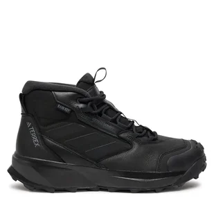 Trekkingi adidas Terrex Winter Boot Mid Leather ID2859 Czarny - Buty trekkingowe męskie - miniaturka - grafika 1