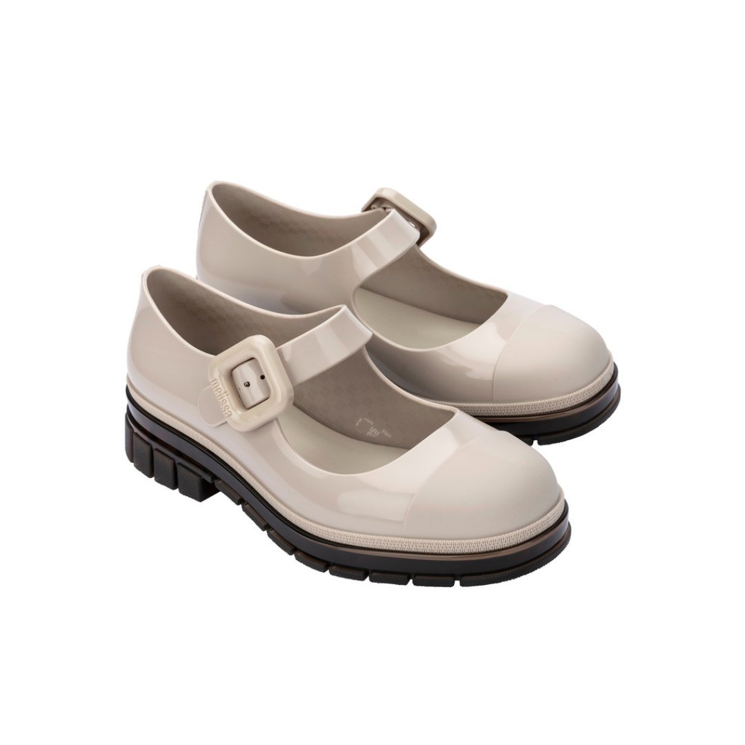 Melissa June Ad Beige/ Brown Damskie Półbuty Beżowe 37