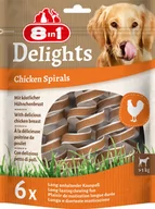 Przysmaki dla psów - 8in1 Przysmak dla psa Delights Chicken Spirals z Kurczakiem 60g - miniaturka - grafika 1