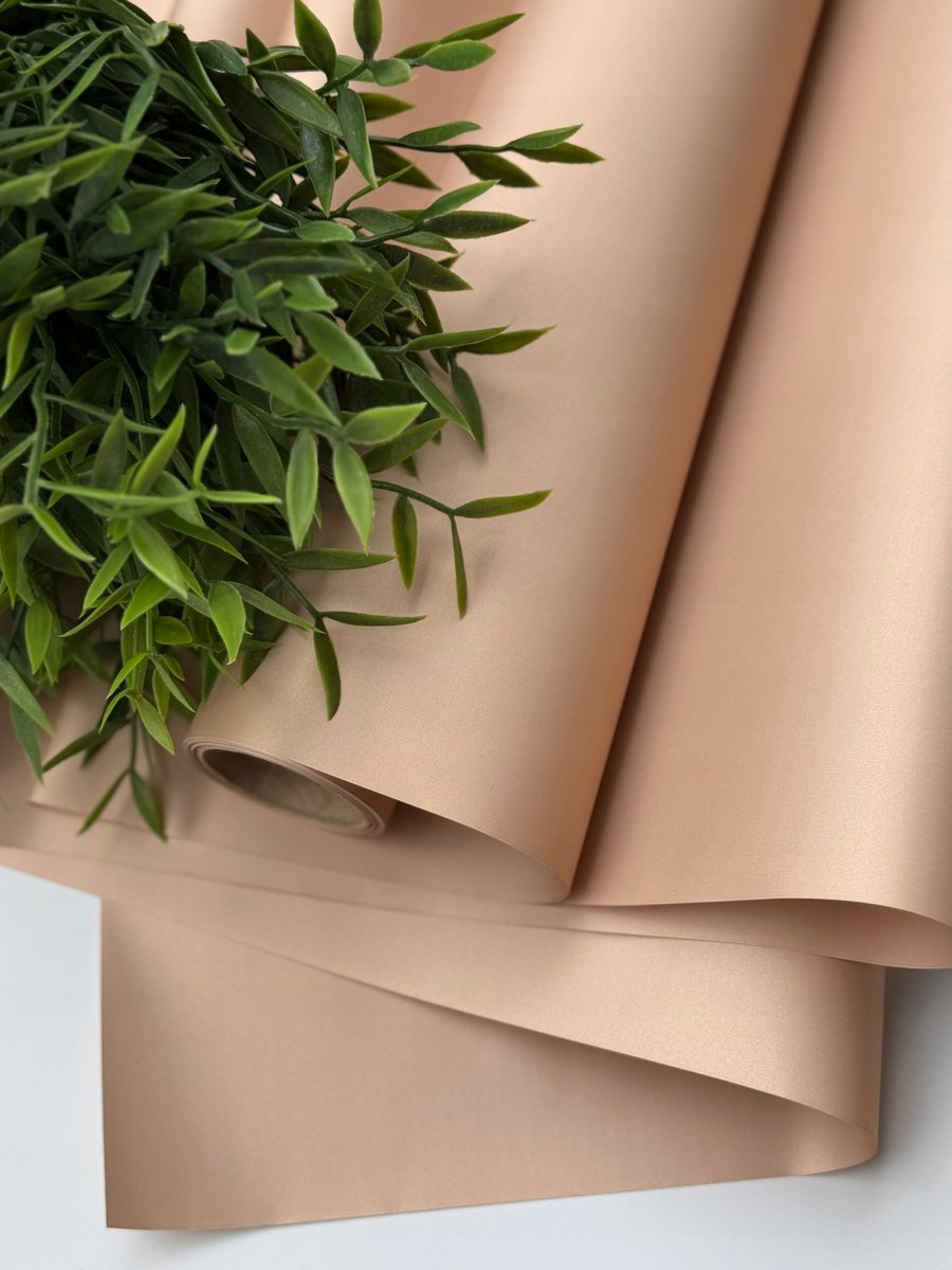 Papier do pakowania satynowy Beżowy, 2309 Folia