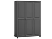 Szafy - Szafa sosnowa 3D nr2 S133 szara - miniaturka - grafika 1