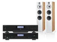 Zestawy stereo - Rotel A12 MKII (czarny) + CD14 MKII (czarny) + 603 S3 (dąb) - miniaturka - grafika 1