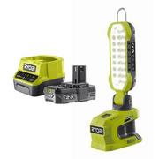 Oświetlenie warsztatowe - Lampa warsztatowa RYOBI R18ALP-0 + Akumulator RYOBI ONE+ RC18120-120 2Ah 18V + ładowarka - miniaturka - grafika 1