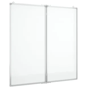 vidaXL Tablica magnetyczna, składana, 80x80x1,7 cm, aluminiowa - Tablice interaktywne - miniaturka - grafika 1