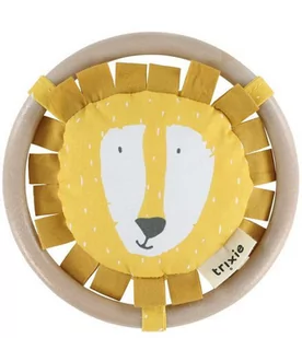 PPD, Drewniana grzechotka, Mr Lion, brązowy - Grzechotki dla dzieci - miniaturka - grafika 2