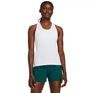 Koszulki sportowe damskie - Damski top do biegania Under Armour UA Streaker Singlet - biały - UNDER ARMOUR - miniaturka - grafika 1