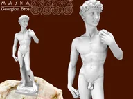 Figurki dekoracyjne - Dawid alabaster grecki - miniaturka - grafika 1