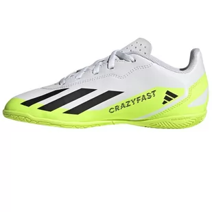 Buty piłkarskie adidas X Crazyfast.4 IN Jr (kolor Biały, rozmiar 29) - Piłka nożna - miniaturka - grafika 2