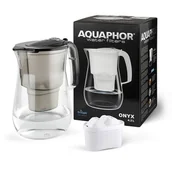 Dzbanki filtrujące - Dzbanek 4,2L Onyx Z Wkładem B100-25 Czarny Aquaphor - miniaturka - grafika 1