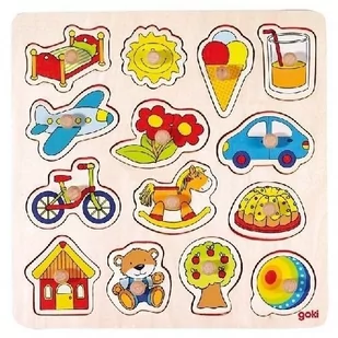 Goki puzzle z uchwytami - Puzzle - miniaturka - grafika 1
