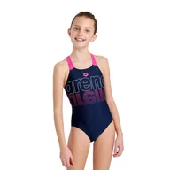Stroje kąpielowe dla dziewczynek - Strój Kąpielowy dziewczęcy Arena Swimsuit Graphic - miniaturka - grafika 1