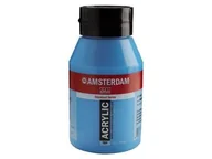 Przybory szkolne - Talens Amsterdam, farba akrylowa, 1000 ml, Niebieski świetlisty - miniaturka - grafika 1