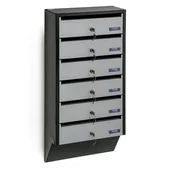 Skrzynki na listy - Modułowa skrzynka pocztowa na listy DEPOT 6 - miniaturka - grafika 1