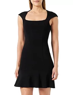 Pinko Damska sukienka z neoprenu Active Fluid Casual Z99_Black Limousine, 10, Z99_czarna limuzyna, 64 - Sukienki - miniaturka - grafika 1