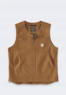 Kamizelki męskie - Bezrękawnik Carhartt Montana Duck Brown - miniaturka - grafika 1