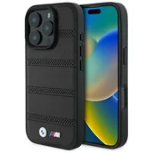 Etui i futerały do telefonów - BMW BMHMP16L23PUSPK iPhone 16 Pro 6.3" czarny/black hardcase M Perforated And Stitched Line MagSafe - miniaturka - grafika 1