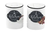 Pojemniki na przyprawy - Nuova Cer R2S Zestaw sól i pieprz z porcelany R2S 1611 KIBK - miniaturka - grafika 1