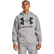 Bluzy sportowe męskie - Męska bluza treningowa UNDER ARMOUR Rival Fleece Big Logo HD - miniaturka - grafika 1