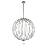 Lampy sufitowe - Feiss Zwis Sufitowy Kryształowy LED 1pł OBERLIN FE/OBERLIN/P/L ELSFE/OBERLIN/P/L - miniaturka - grafika 1