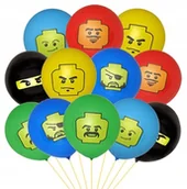 Balony i akcesoria - Balony z Nadrukiem - NINJAGO - 12szt - miniaturka - grafika 1
