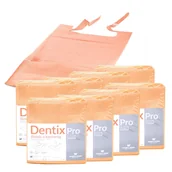 Sprzęt i akcesoria stomatologiczne - Śliniak dentystyczny z kieszonką 39cm x 48cm morelowy podfoliowany 54g DentixPro 400szt - miniaturka - grafika 1