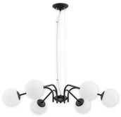 Lampy sufitowe - Lemir Nol żyrandol 6-punktowy czarny O2906 W6 CZA O2906 W6 CZA - miniaturka - grafika 1