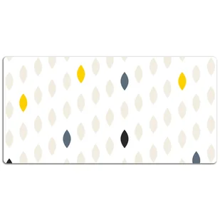 Podkładka na całe biurko Geometryczne cytryny 120x60 cm - Podkładki na biurko - miniaturka - grafika 1