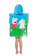 Okrycia kąpielowe dla dzieci - Poncho dla dzieci Świnka Peppa Pig 50x115 - miniaturka - grafika 1