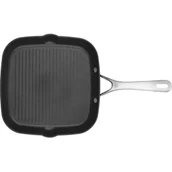 Patelnie - Ballarini ALBA Tytanowa patelnia grillowa 28 cm, indukcja ALBG9F0.28U - miniaturka - grafika 1