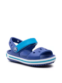 Buty dla dziewczynek - Crocs Sandały Dziecięce Crocband Sandal Kids Navy - grafika 1