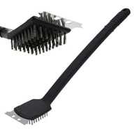 Akcesoria do grilla - BBQ Szczotka do czyszczenia grilla rusztu 2w1 skrobak 45 cm 710310 - miniaturka - grafika 1