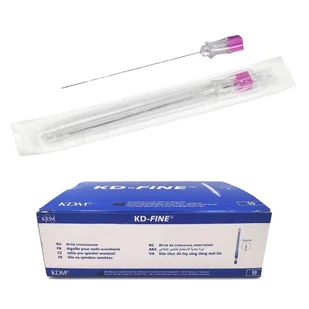 Igły do punkcji lędźwiowej 88mm x 1,2mm 18G KDM KD-Fine Spinal 50szt - Meble i wyposażenie gabinetów medycznych - miniaturka - grafika 1