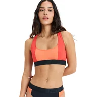 Stroje kąpielowe - Stanik bikini dla Kobiety ROXY ACTIVE COLORBLOCK Czerwony - miniaturka - grafika 1