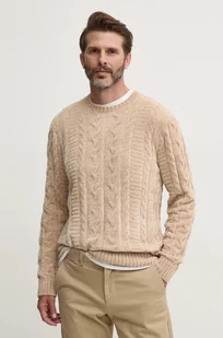 Guess sweter EGIDIO męski kolor beżowy  M4BR25.Z3HH2 - Swetry męskie - miniaturka - grafika 1