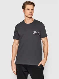 Koszulki męskie - Hugo Boss T-Shirt 50469154 Szary Regular Fit - grafika 1