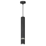 Lampy sufitowe - Lampa wisząca JOKER czarno srebrna tuba MLP9672 Milagro // Rabaty w koszyku i  od 299zł ! - miniaturka - grafika 1
