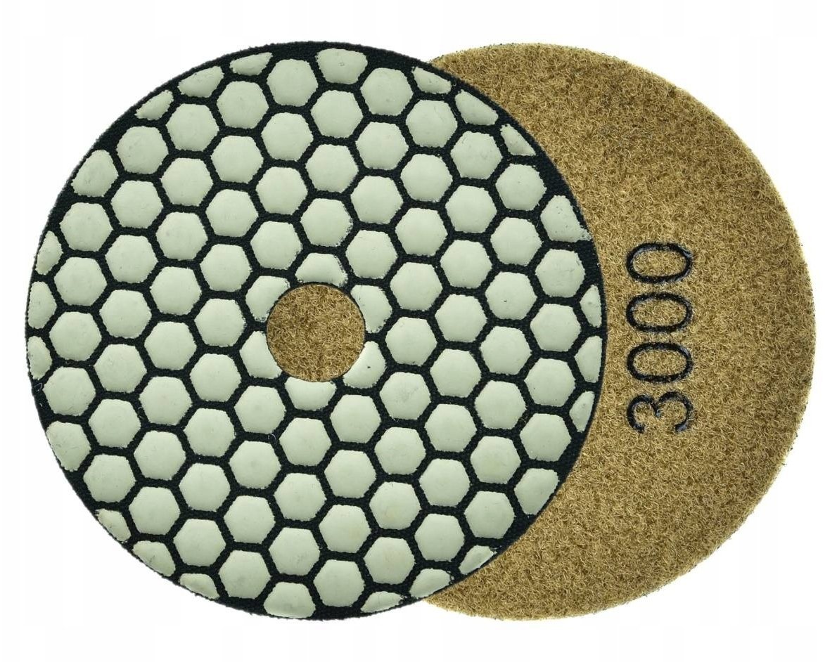 Geko Tarcza polerska do szlifowania gresu na mokro 100mm GR3000 5/25/250