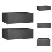 Pokrowce na meble ogrodowe - vidaXL Pokrowce na meble ogrodowe 2 szt. 12 oczek 270x180x90 cm prostokątne - Pokrowce ochronne na meble ogrodowe - miniaturka - grafika 1