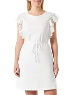 Sukienki - VERO MODA Damska sukienka Vmelis Sl Wide Short Dress JRS, Snow White, L - miniaturka - grafika 1
