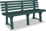 Ławki ogrodowe - Elior ławka ogrodowa Alvine, zielona 4095 - miniaturka - grafika 1