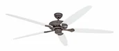 Wentylatory sufitowe - Wentylator sufitowy z łańcuszkiem Classic Royal Brown antyczny 180 biały / jasnoszary - miniaturka - grafika 1