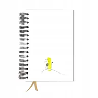 Notesy i bloczki - Notes czyste kartki zeszyt A5 pamiętnik notatnik - miniaturka - grafika 1