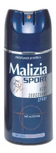 Malizia Sport Bez Alkoholu - dezodorant w sprayu (150 ml) 8003510007493 - Dezodoranty i antyperspiranty męskie - miniaturka - grafika 1